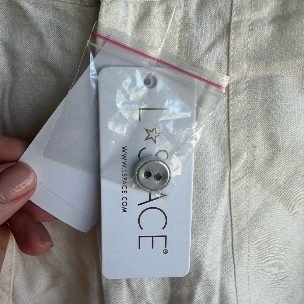 NWT L*SPACE SYDNEY SHORTS CREAM SIZE M